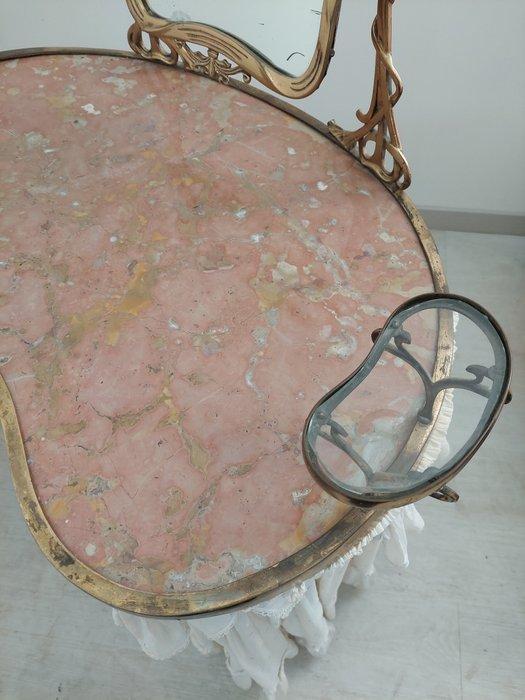 Armoire - Bois, Métal, Marbre - Toilette, Antiquités & Art, Antiquités | Autres Antiquités