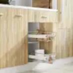 vidaXL Draadmanden uittrekbaar 2 st 400 mm zilverkleurig, Huis en Inrichting, Verzenden, Nieuw