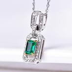 Collier avec pendentif - 18 carats Or blanc, Or jaune