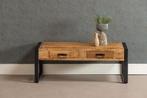Salontafel Mangohout Kensi 2 Lades 120, Huis en Inrichting, Tafels | Salontafels, Verzenden, Nieuw