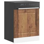 vidaXL Vaatwaspaneel Kalmar 60x1,5x67 cm bewerkt hout oud, Verzenden, Nieuw