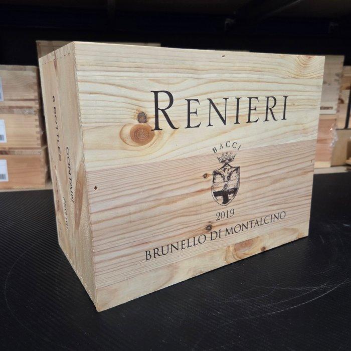 2019 Ranieri - Brunello di Montalcino DOCG - 6 Flessen (0.75, Verzamelen, Wijnen