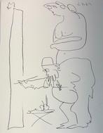 Pablo Picasso (1881-1973) - Peintre dans latelier, 1962