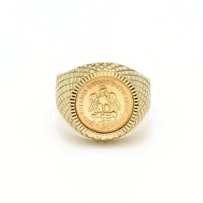 Ring - 18 karaat Geel goud - Mexico/Munt, Bijoux, Sacs & Beauté, Bagues