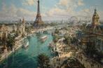 CREATIVE_HUB - Paris 1899 Exposition International oilpaint