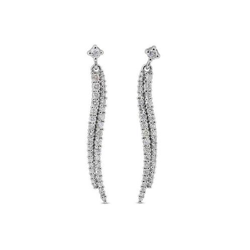 Boucles doreilles - 18 carats Or blanc -  1.23ct. tw., Handtassen en Accessoires, Oorbellen