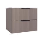 Badplaats Badkamermeubel Set Delta 60 cm - Beige - Badmeubel, Verzenden, Nieuw