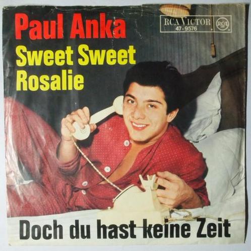 Paul Anka - Sweet sweet Rosalie / Doch du hast keine Zeit..., Cd's en Dvd's, Vinyl Singles, Single, Gebruikt, 7 inch, Pop