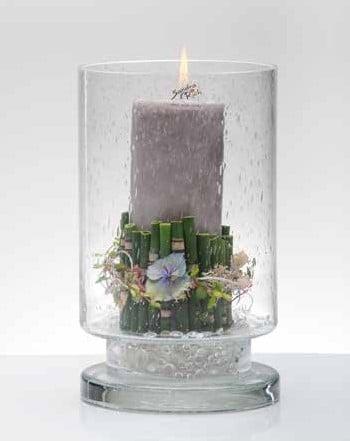 Hurricane vaas groot 25x15 cm, Huis en Inrichting, Woonaccessoires | Kunstplanten en Kunstbloemen, Nieuw