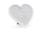 Witte Letterbord Hartje 31cm, Verzenden, Nieuw