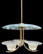 Lustre - Art déco, verre moulé