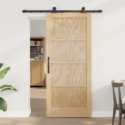 vidaXL Schuifdeur met Bevestigingsset ORKDAL in Massief, Doe-het-zelf en Bouw, Deuren en Vliegenramen, Nieuw, Verzenden