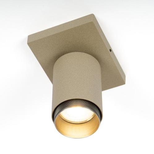 Spots opbouw Scott 1 Opbouwspot Champagne Binnenverlichting, Huis en Inrichting, Lampen | Overige, Verzenden