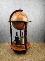 Globe bar - Hout, Plastic, Messing - Globe bar, Libery style