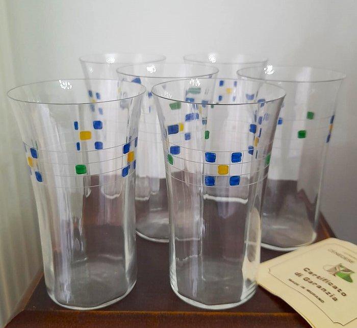 Cenedese - Giovanni Cenedese - Drinkservies (6) - Vetro, Antiek en Kunst, Antiek | Meubels | Tafels