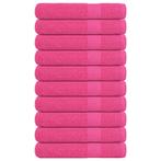 vidaXL Saunahanddoeken FROGN 10 st 80x200 cm 360 g/m² roze, Verzenden, Nieuw