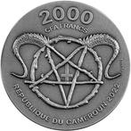 Kameroen. 2000 Francs 2022 Mephistopheles Devils and Demons, Postzegels en Munten