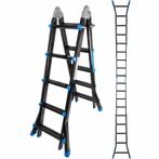 MARK TOOLS PRO - Multiladder Uitschuifbare Vouwladder AKTIE, Doe-het-zelf en Bouw, Ladders en Trappen, Verzenden, Nieuw, Ladder