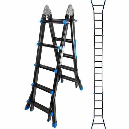 MARK TOOLS PRO - Multiladder Uitschuifbare Vouwladder AKTIE, Doe-het-zelf en Bouw, Ladders en Trappen, Ladder, Nieuw, Opvouwbaar of Inschuifbaar