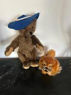 Steiff - Teddybeer Ancien ours et un petit chien 1950 -