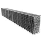 vidaXL Mur en gabion avec couvercle Acier galvanisé, Verzenden