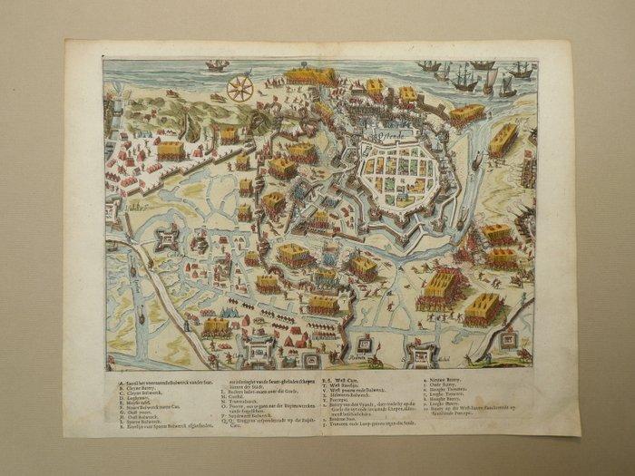 België - Oostende; J.J. Orlers - Ostenda - 1601-1620, Boeken, Atlassen en Landkaarten