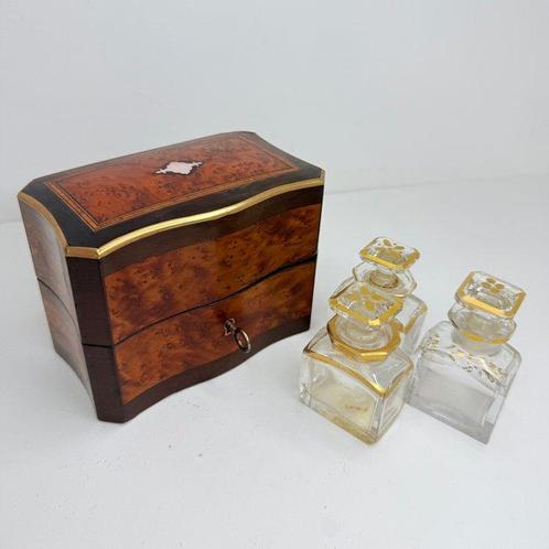 Doos - Napoleon III geurdoos - Gestoord hout, ebben loupe,, Antiek en Kunst, Antiek | Overige Antiek