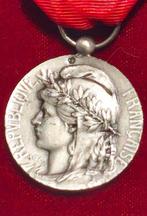 Frankrijk. Médaille dhonneur du travail française en argent