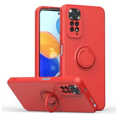 Xiaomi Redmi Note 10 Pro Hoesje met Ring Kickstand en, Telecommunicatie, Mobiele telefoons | Hoesjes en Screenprotectors | Overige merken