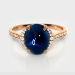 Sans Prix de Réserve - Bague - 14 carats Or rose, Saphir, Handtassen en Accessoires, Nieuw