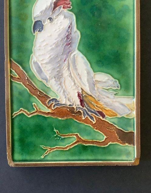 Tegel - Westraven - 1950-1960 - Kaketoe, Antiek en Kunst, Antiek | Glaswerk en Kristal