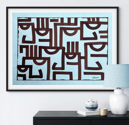 Bamèr - Mister Brown - (XL), (unique work), Antiek en Kunst, Kunst | Schilderijen | Modern