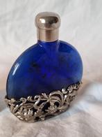 Parfumfles (2) - Glas, Metaal - 2 mooie parfumflacons