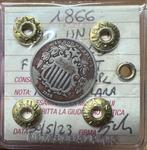Verenigde Staten. 5 Cents Shield 1866  (Zonder Minimumprijs)