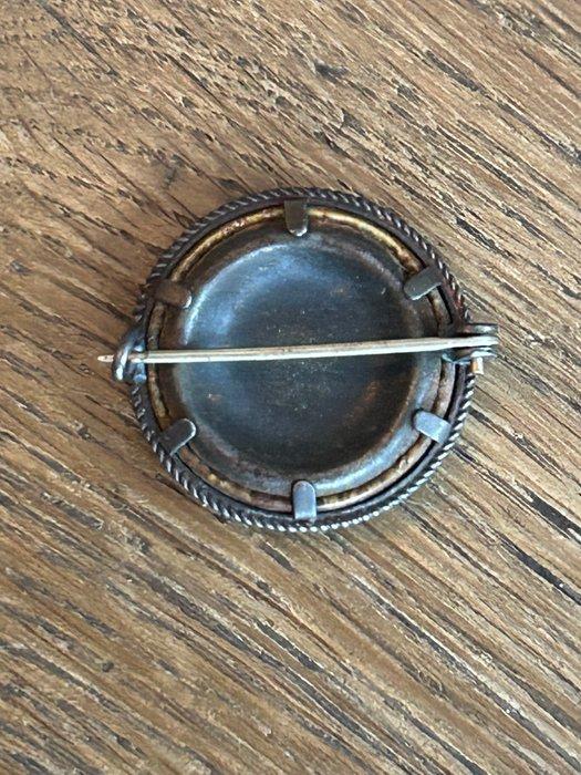 Photographe inconnu - Broche photographique ancienne -, Antiek en Kunst, Kunst | Tekeningen en Fotografie