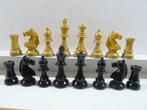 Magnifique et RARE Jeu déchecs pondéré avec échiquier cuir