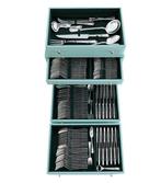 Bestekset voor 12 personen (136) - Régence - Verzilverd -, Antiek en Kunst