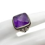 Zonder Minimumprijs - Ring Zilver - Amethist, Nieuw