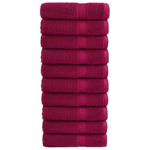 vidaXL Badhanddoeken SOLUND 10 st 600 g/m² 70x140 cm, Huis en Inrichting, Badkamer | Badtextiel en Accessoires, Nieuw, Verzenden