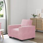 vidaXL Sofastoel Roze 60 cm Fluweel, Huis en Inrichting, Zetels | Zetels, Verzenden, Nieuw