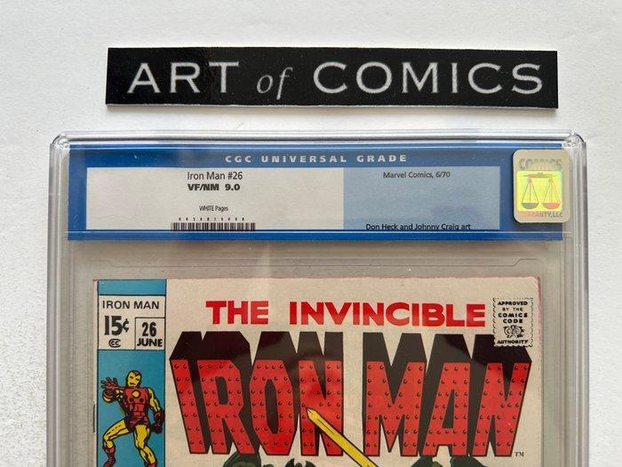 Iron Man #26 - CGC 9.0 - Solar Sword, Collector appearance -, Boeken, Strips | Comics