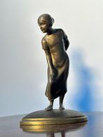 Serre-livres - Bronze - Une moitié dune paire de, Antiek en Kunst