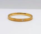 Bague - 19,2 carats Or jaune - 0.05ct. tw. Diamant, Handtassen en Accessoires, Nieuw