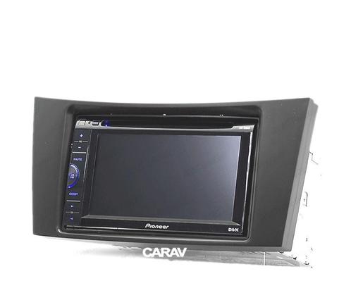 FACADE AUTORADIO NOIR 2 DIN POUR MERCEDES CLASSE E CLASSE CL, Auto diversen, Autoradio's, Verzenden