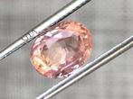 1 pcs Padparacha saffier - 3.08 ct - Gemological Institute