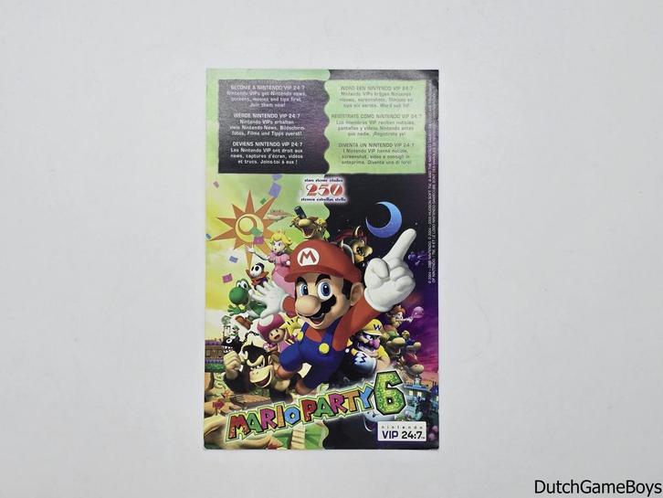 Nintendo Gamecube - Mario Party 6 - Vip Points Card, Games en Spelcomputers, Spelcomputers | Nintendo Consoles | Accessoires, Gebruikt