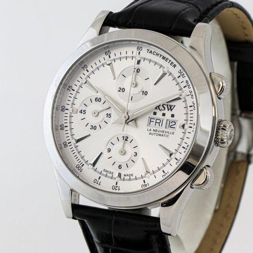 RSW - La Neuveville Valjoux Automatic - RSWA129-SL-1 - Heren, Handtassen en Accessoires, Horloges | Heren