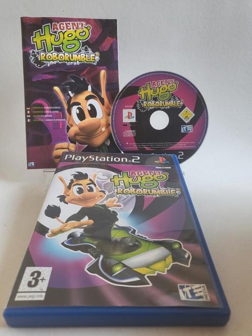 Agent Hugo Roborumble Playstation 2, Games en Spelcomputers, Games | Sony PlayStation 2, Zo goed als nieuw, Ophalen of Verzenden