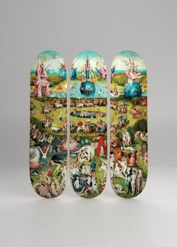 Figure - Trois planches à roulettes J. Bosh Le Jardin des
