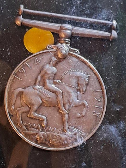 Royaume-Uni. Lotto di 5 medaglie 1914/1918 (Sans Prix de, Postzegels en Munten, Munten en Bankbiljetten | Toebehoren